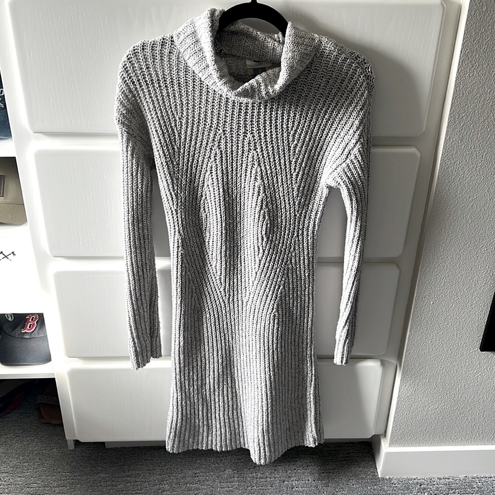 Grey sweater dress!